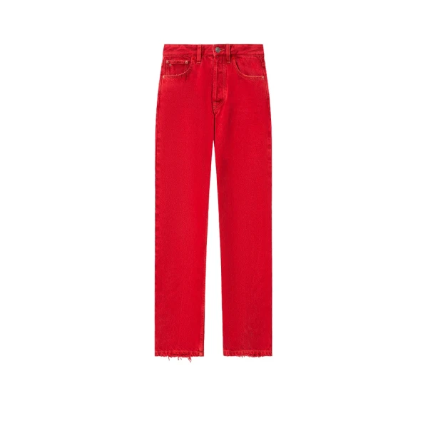Daya Regular Jeans in Red