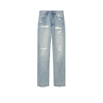Isabel Marant Daya Regular Jeans in Used Blue | Women | Coveti