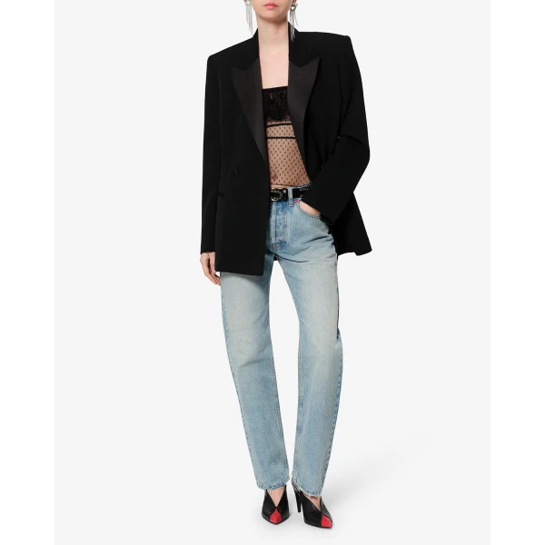 Isabel Marant Daya Regular Jeans in Vintage Blue | Denim | Coveti