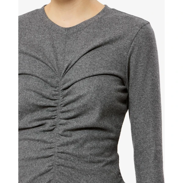 Isabel Marant Delesa Top in Gray | Tops | Coveti