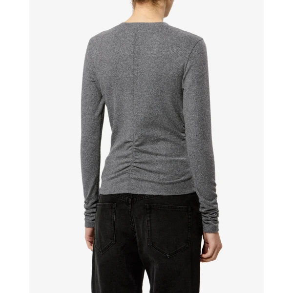 Isabel Marant Delesa Top in Gray | Tops | Coveti