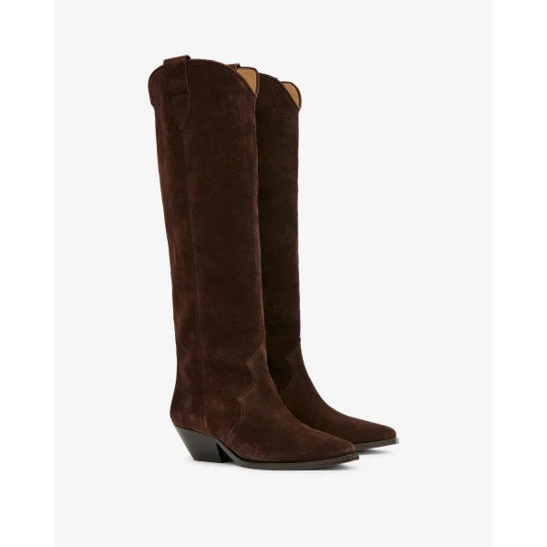 Isabel Marant Denvee Boots in Chocolate | Boots | Coveti