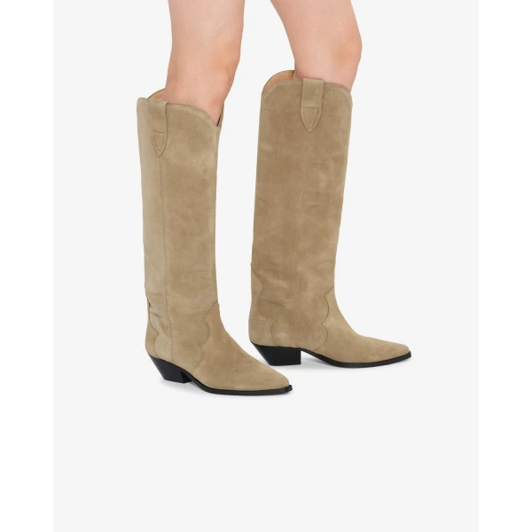 Isabel Marant Denvee Boots in Taupe | Boots | Coveti