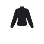 Isabel Marant Depsona Silk Blouse in Black | Women | Coveti