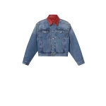 Isabel Marant Devyn Denim Jacket in Blue | Women | Coveti