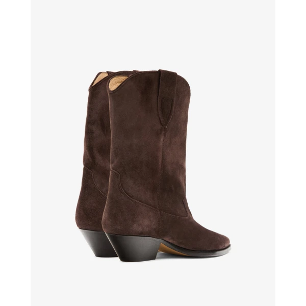 Isabel Marant Duerto Ankle Boots in Chocolate | Boots | Coveti