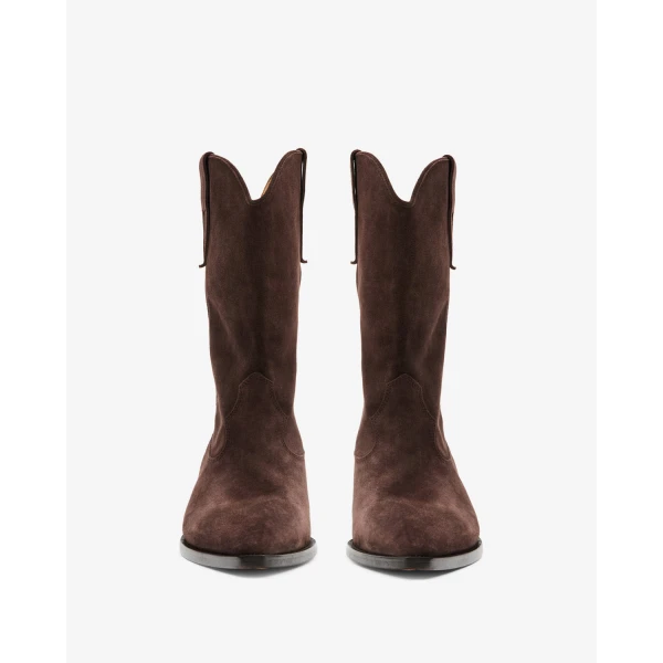 Isabel Marant Duerto Ankle Boots in Chocolate | Boots | Coveti