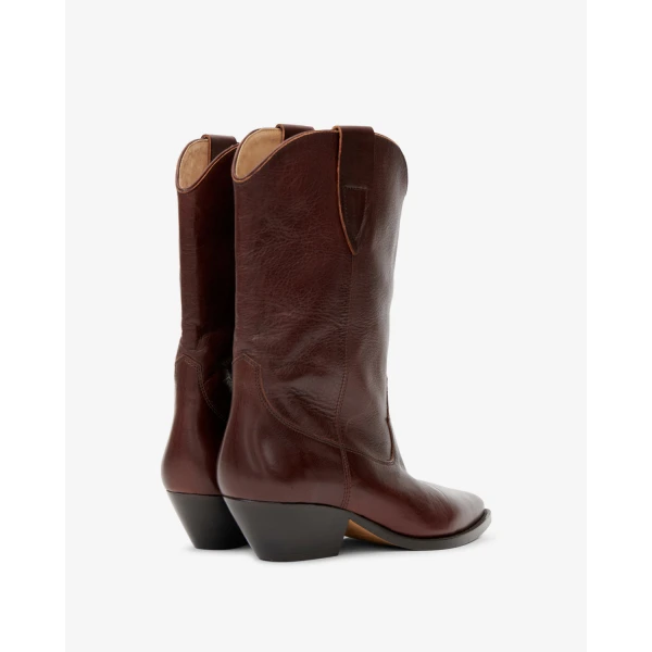 Isabel Marant Duerto Ankle Boots in Mahogany | Boots | Coveti