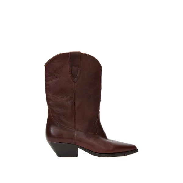 Isabel Marant Duerto Ankle Boots in Mahogany | Women | Coveti