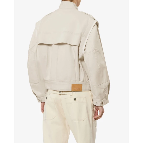 Isabel Marant Edany Jacket in Ecru | Jackets | Coveti