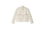 Isabel Marant Edany Jacket in Ecru | Women | Coveti