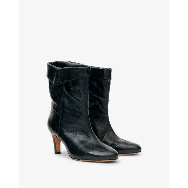 Isabel Marant Eldra Ankle Boots in Black | Boots | Coveti