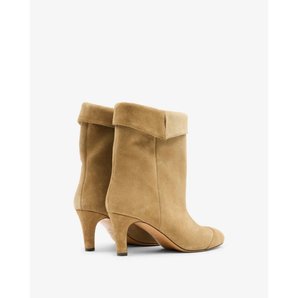 Isabel Marant Eldra Ankle Boots in Taupe | Boots | Coveti