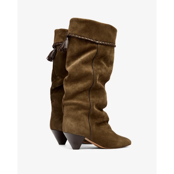 Isabel Marant Elita Boots in Bronze | Boots | Coveti