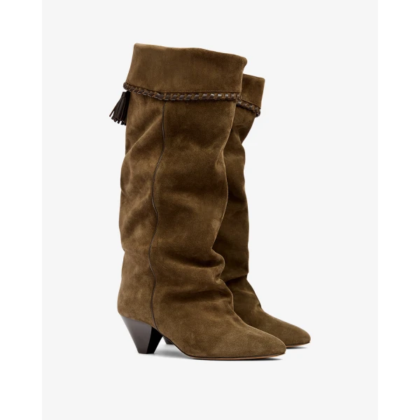 Isabel Marant Elita Boots in Bronze | Boots | Coveti