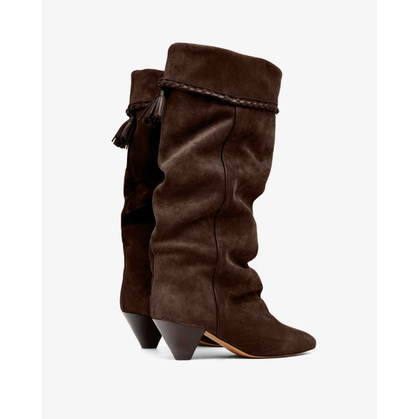 Isabel Marant Elita Boots in Chocolate | Boots | Coveti