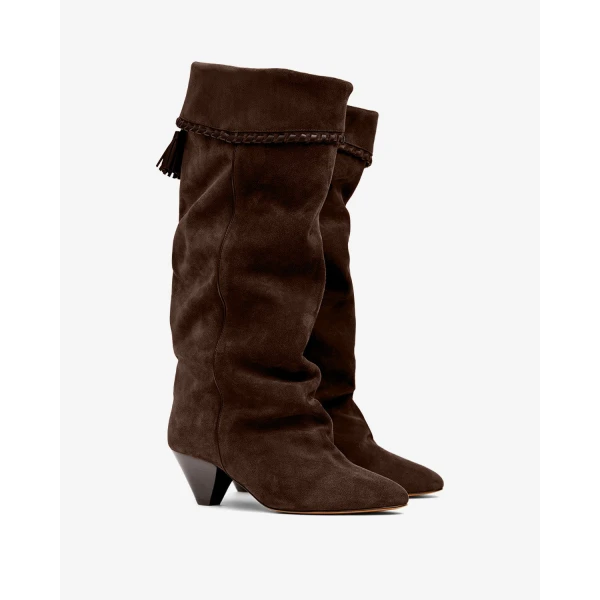 Isabel Marant Elita Boots in Chocolate | Boots | Coveti