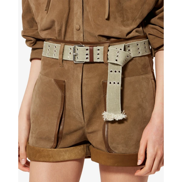 Isabel Marant Fatsa Belt in Khaki | Belts | Coveti