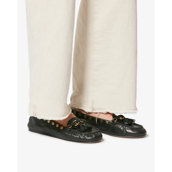 Isabel Marant Faxel Loafers in Black | Loafers | Coveti