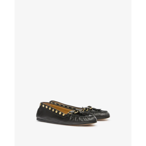 Isabel Marant Faxel Loafers in Black | Loafers | Coveti