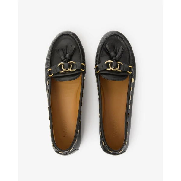 Isabel Marant Faxel Loafers in Black | Loafers | Coveti