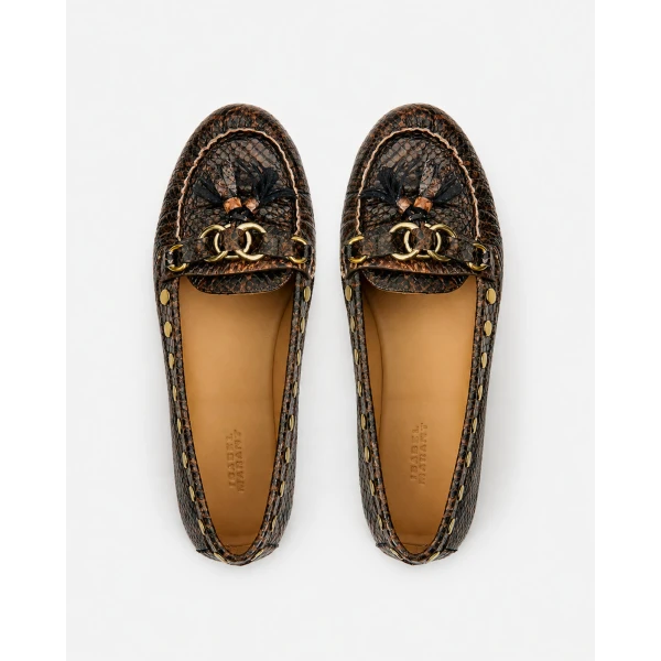 Isabel Marant Faxel Loafers in Mocha | Loafers | Coveti