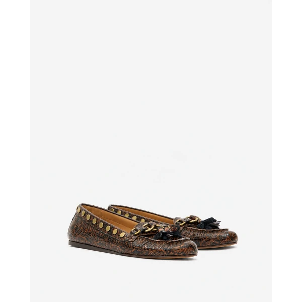 Isabel Marant Faxel Loafers in Mocha | Loafers | Coveti