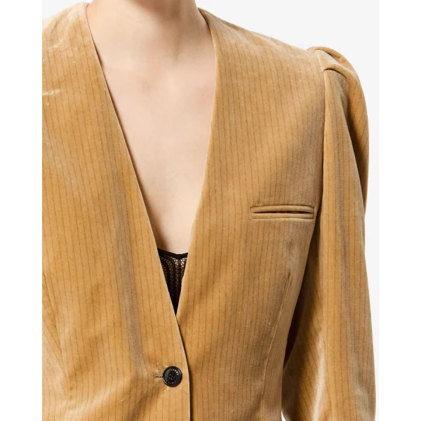 Isabel Marant Fereole Jacket in Camel | Jackets | Coveti