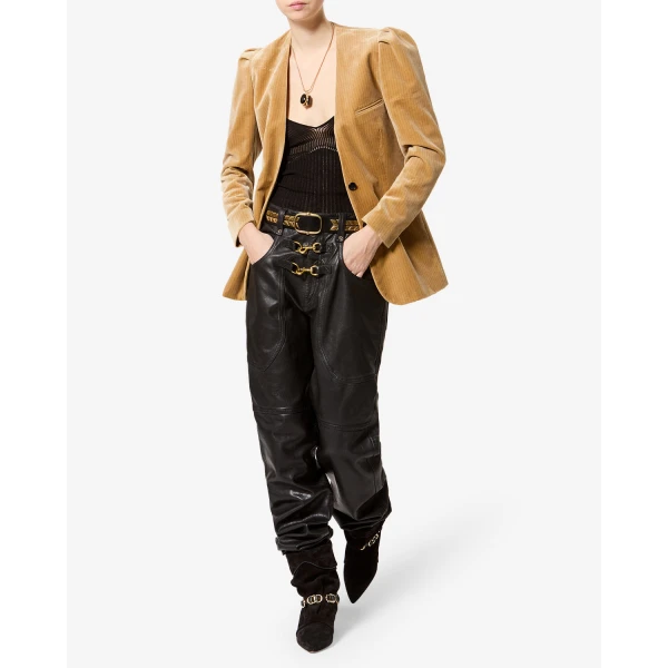 Isabel Marant Fereole Jacket in Camel | Jackets | Coveti