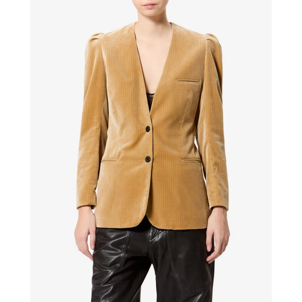 Isabel Marant Fereole Jacket in Camel | Jackets | Coveti