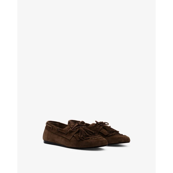 Isabel Marant Fersi Loafers in Chocolate | Loafers | Coveti