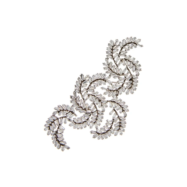 Isabel Marant Festive Feather Brooch in Silver | Women | Coveti