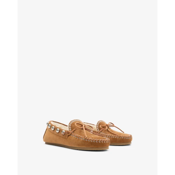 Isabel Marant Fitza Loafers in Cognac | Loafers | Coveti