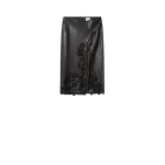 Isabel Marant Fulsa Leather Skirt in Black | Women | Coveti