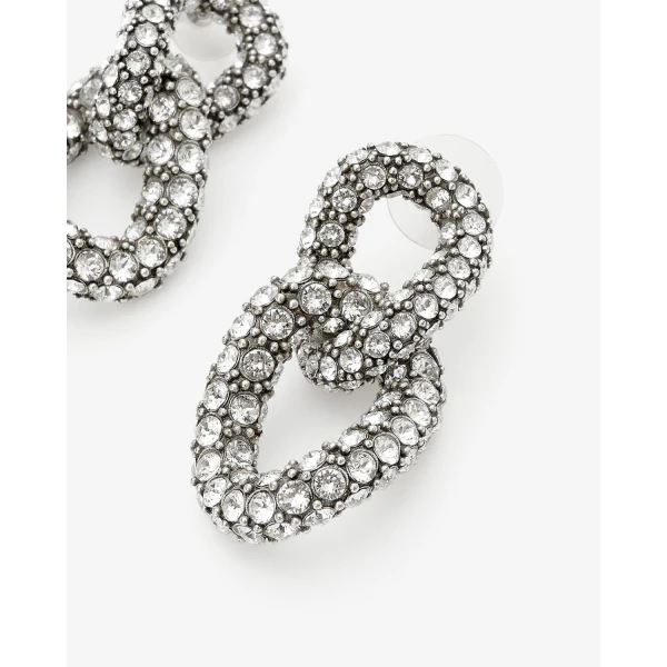 Isabel Marant Funky Ring Earrings in Silver | Earrings | Coveti