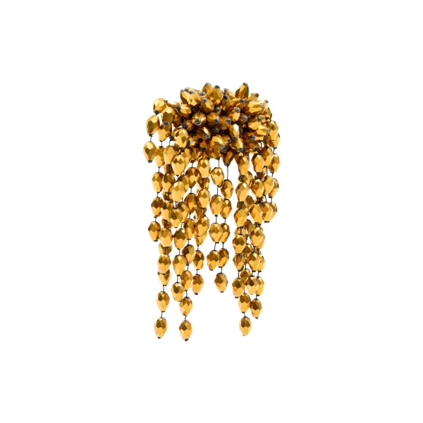 Isabel Marant Hanabi Brooch in Bronze and Silver | Women | Coveti
