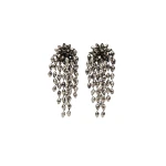 Isabel Marant Hanabi Earrings in Anthracite and Silver | Women | Coveti