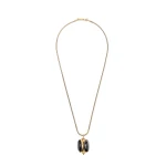 Isabel Marant Hanae Long Necklace in Black | Women | Coveti