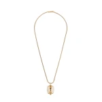 Isabel Marant Hanae Long Necklace in Ecru | Women | Coveti