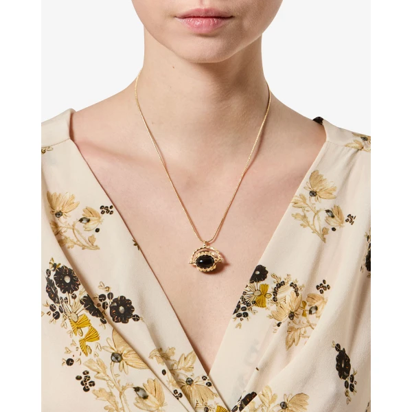 Isabel Marant Hanae Necklace in Black | Necklace | Coveti