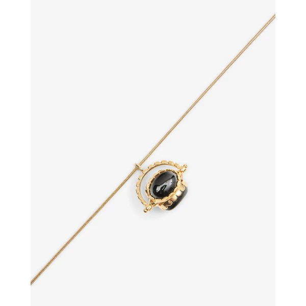 Isabel Marant Hanae Necklace in Black | Necklace | Coveti