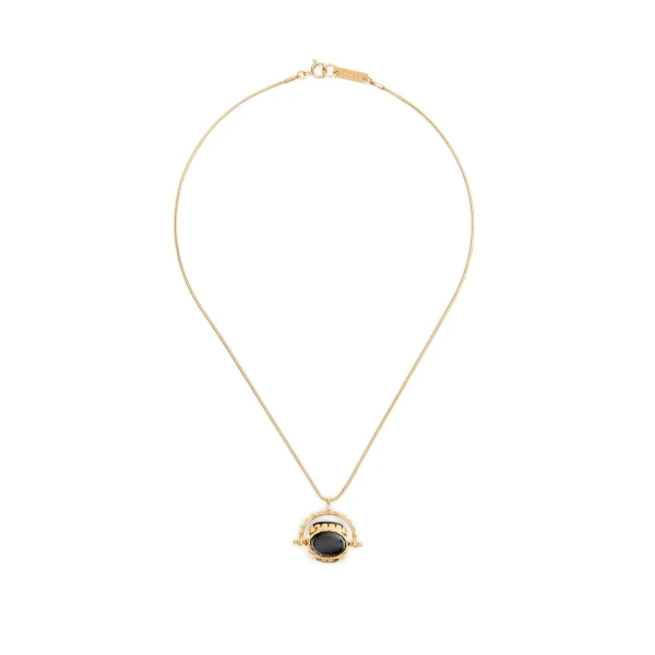 Isabel Marant Hanae Necklace in Black | Women | Coveti