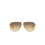Isabel Marant Haylo Aviator Sunglasses in Gold Brown and Brown Shaded | Women | Coveti