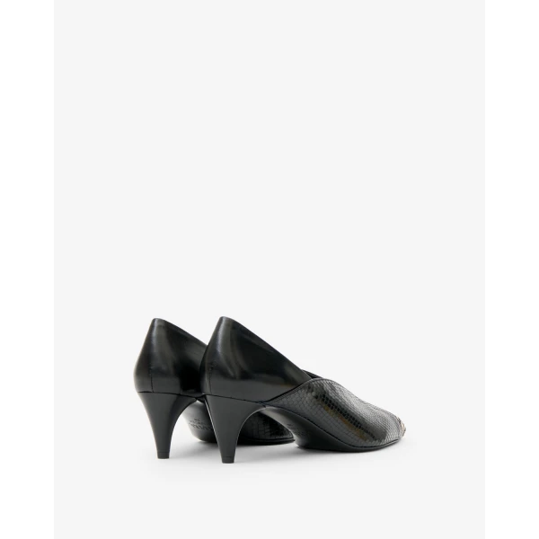 Isabel Marant Ilou Pumps in Black and Zebra | Heels | Coveti