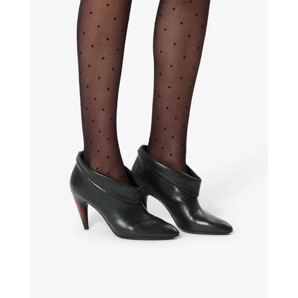 Isabel Marant Janela Ankle Boots in Black | Boots | Coveti