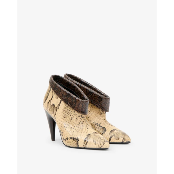 Isabel Marant Janela Ankle Boots in Sahara | Boots | Coveti