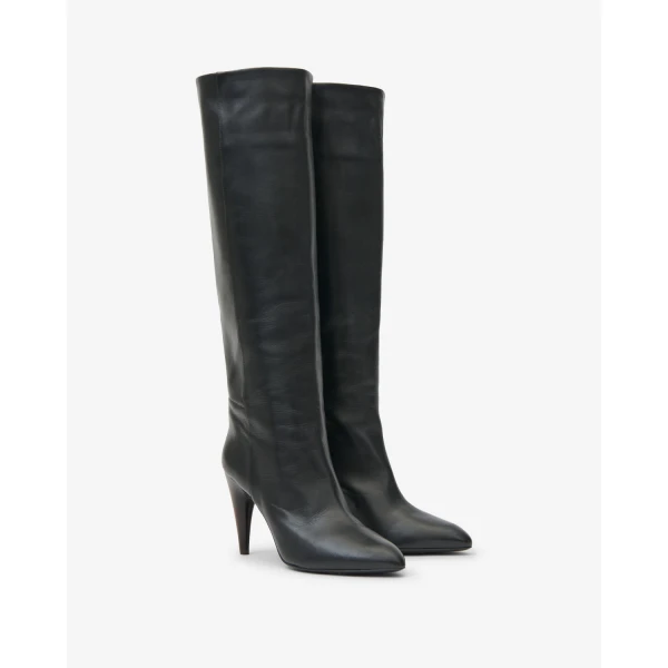 Isabel Marant Jany High Boots in Black | Boots | Coveti