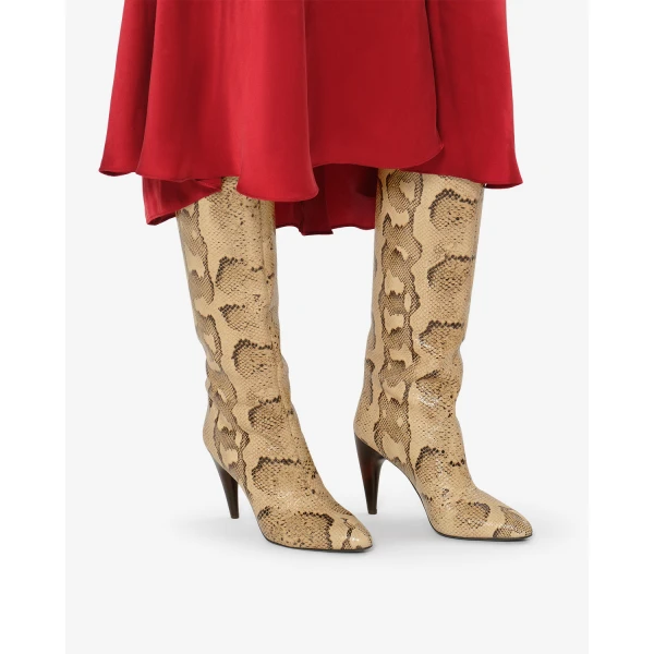 Isabel Marant Jany High Boots in Sahara | Boots | Coveti