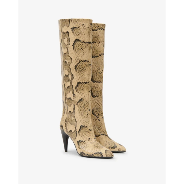 Isabel Marant Jany High Boots in Sahara | Boots | Coveti