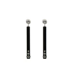 Isabel Marant Karlie Drop Earrings in Black and Silver | Women | Coveti